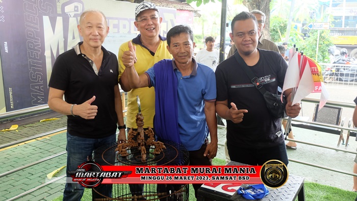 Koleksi anyar Mr Hugeng burung muda bernama Kimberli jadi yang terbaik dikelas MB Muda dengan meraoh koncer mutlak